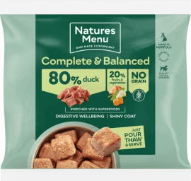 Complete and Balanced Raw 80/20 Nuggets 1KG (Natures Menu) - SnowPaw Store - Nature's Menu - Dog Food